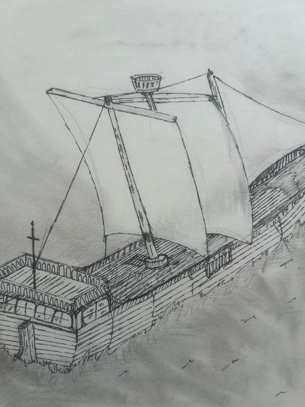Ship at sea
