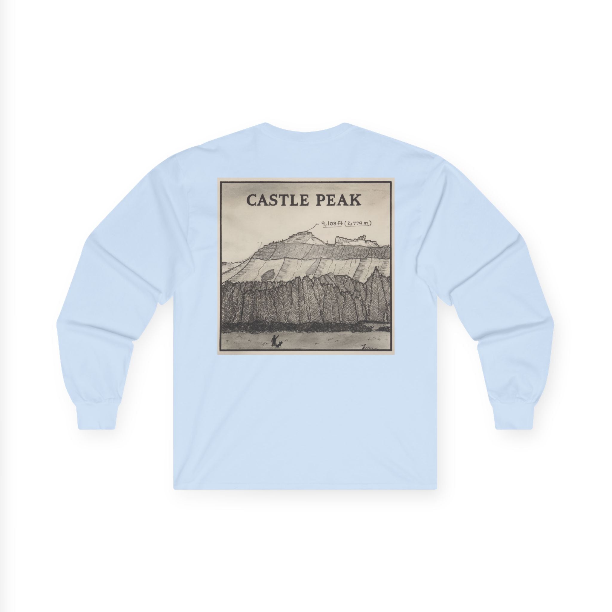 Castle Peak Cotton Long Sleeve Tee