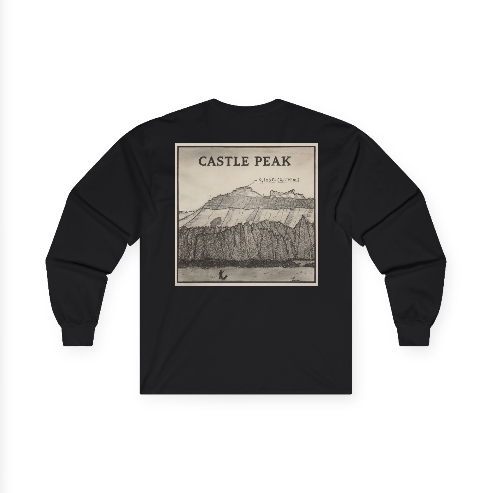 Castle Peak Cotton Long Sleeve Tee