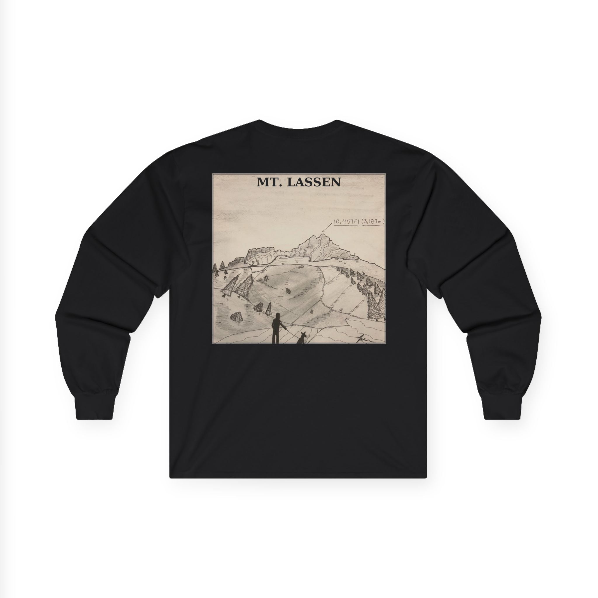 Mt.Lassen Cotton Long Sleeve Tee